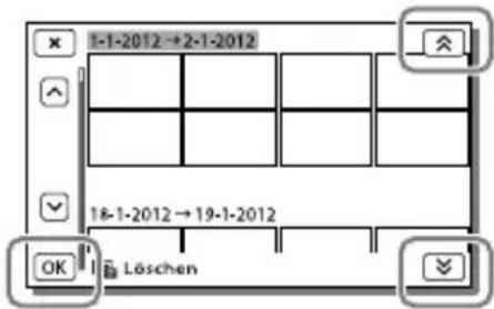 SONY HDRCX270E - Löschen aller Filme bzw. Fotos eines ausgewählten Datum auf einmal - 1