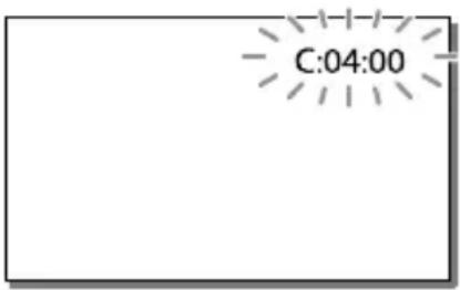 SONY HDRCX270E - Weergave   zelf-diagnose/   Waarschuwingen - 1