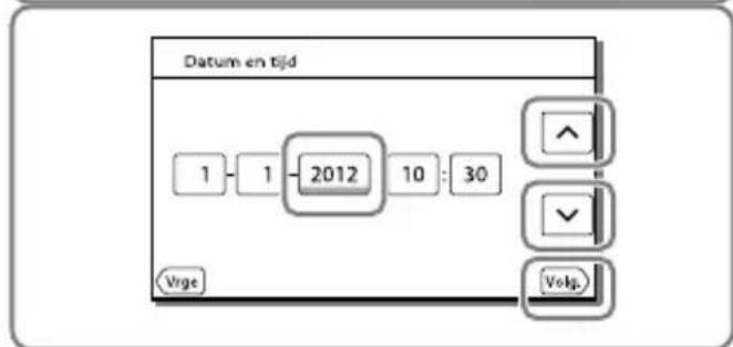 SONY HDRCX270E - Het toestel inschakelen en de datum en deijd instellen - 4