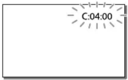 SONY HDRCX270E - Indicazioni di autodiagnosi/ Indicatori di avviso - 1