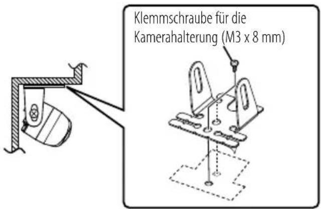 KENWOOD CMOS130 - Bringen Sie die Kamera fest in ihrer Position an. - 1