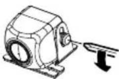 KENWOOD CMOS130 - Installing the Camera/Adjusting its angle - 1