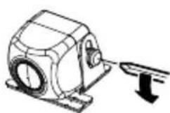 KENWOOD CMOS130 - Instalacion de la CAMERA/ajuste de su angulo - 1