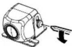 KENWOOD CMOS130 - Kamera einbauen/Kamerawinkel einstellen - 1