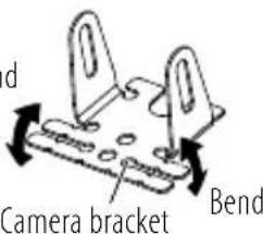 KENWOOD CMOS130 - Installing the Camera/Adjusting its angle - 2