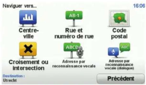 TOMTOM GOLIVE550 - Touchez Rue et numero de rue. - 2