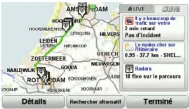 TOMTOM GOLIVE550 - Instantané LIVE - 2