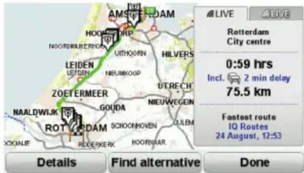 TOMTOM GOLIVE550 - LIVE snapshot - 1