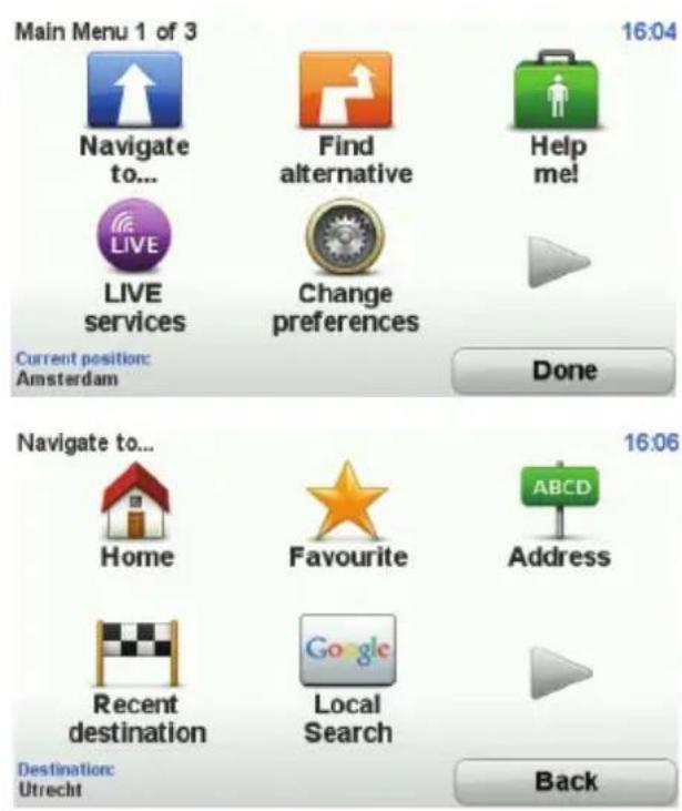 TOMTOM GOLIVE550 - Making your first journey - 1