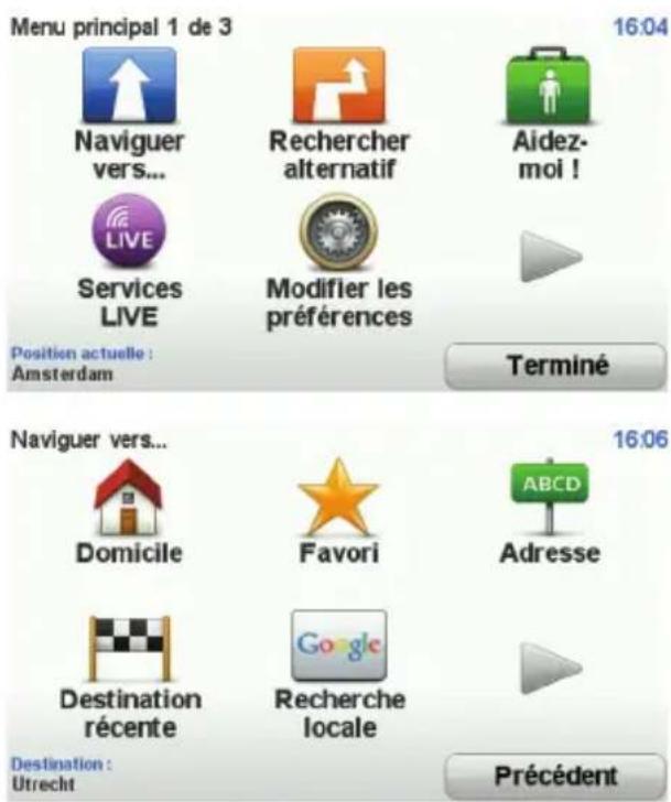 TOMTOM GOLIVE550 - Calcul d'un premier parcours - 1