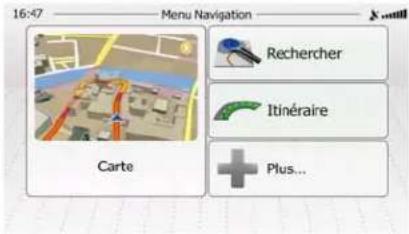 ZENEC ZENC4612 (Mercedes) - Menu de Navigation - 1