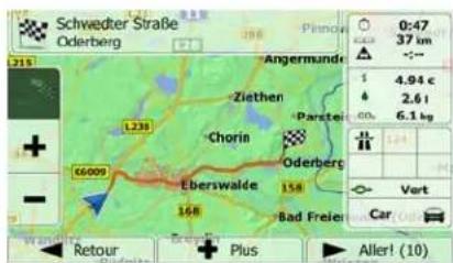ZENEC ZENC4612 (Mercedes) - Sélectionner une des destinations les plus probables (Historique intelligent) - 3