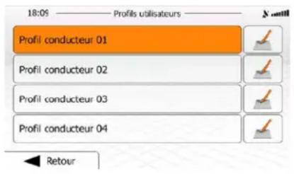 ZENEC ZE3215 (BMW) - Profils utilisateur - 1