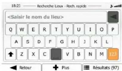 ZENEC ZE3215 (BMW) - Rechercher un lieu par son nom - 7