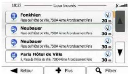 ZENEC ZE3215 (BMW) - Recherche rapide pour un lieu d'intérêt - 3