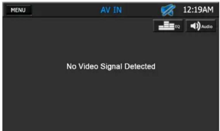 AUDIOVOX VMO 5020 V - AV IN OPERATION - 1