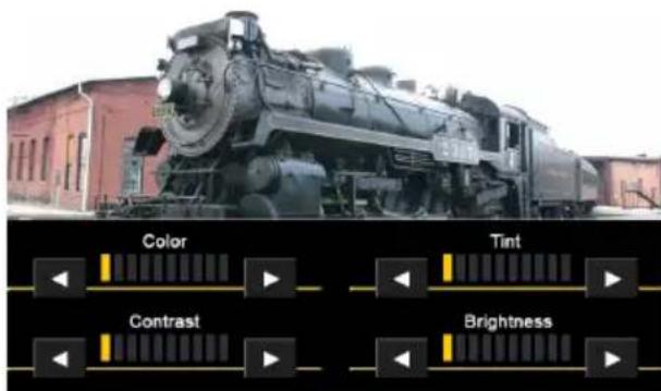 AUDIOVOX VMO 5020 V - PICTURE ADJUSTMENT SCREEN - 1