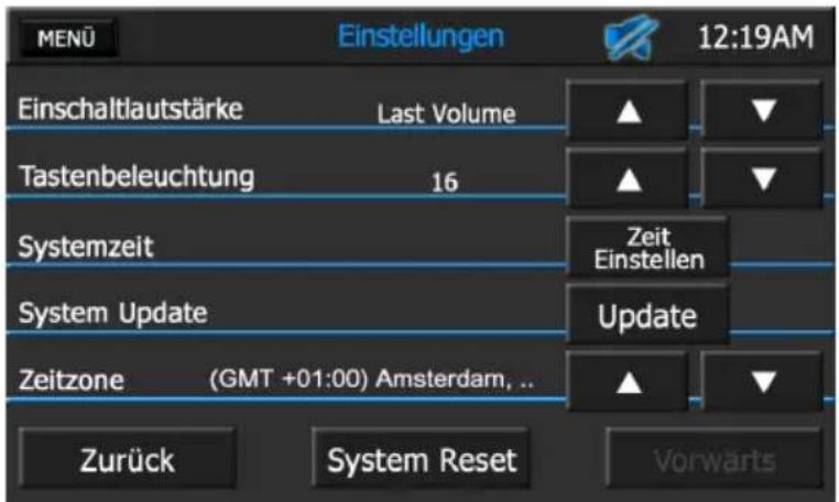 AUDIOVOX VMO 5020 V - SYSTEMEINSTELLUNGEN - 1