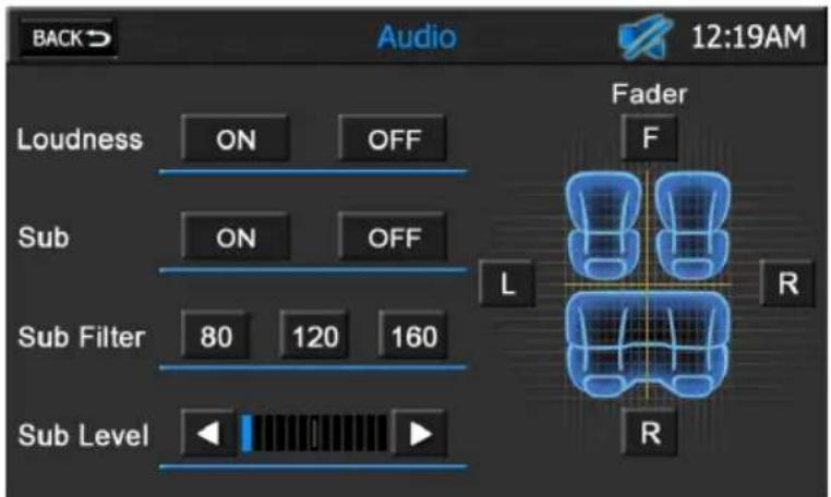 AUDIOVOX VMO 5020 V - AUDIO/EQUALIZER CONTROLS - 1