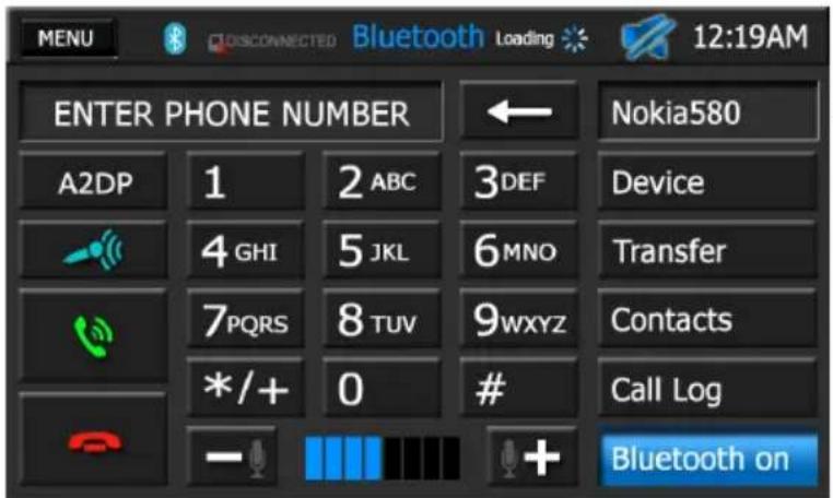 AUDIOVOX VMO 5020 V - UTILISATION BLUETOOTH - 1