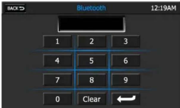 AUDIOVOX VMO 5020 V - PIN CODE SETTINGS SCREEN - 1
