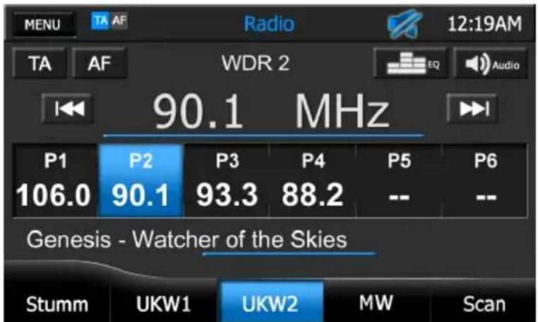 AUDIOVOX VMO 5020 V - UKW/MW RADIO-BETRIEB - 1