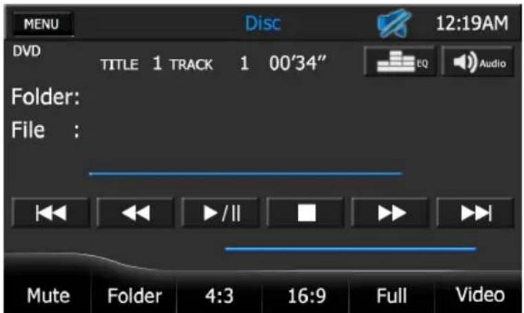 AUDIOVOX VMO 5020 V - UTILISATION D'UN DVD - 1