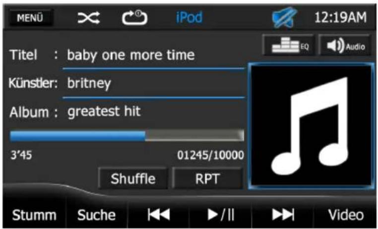 AUDIOVOX VMO 5020 V - iPOD/iPHONE-BETRIEB - 1