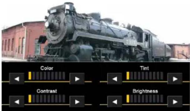 AUDIOVOX VMO 5020 V - PICTURE ADJUSTMENT SCREEN - 1