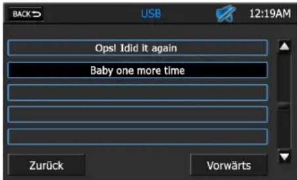 AUDIOVOX VMO 5020 V - TITELLISTE - 1