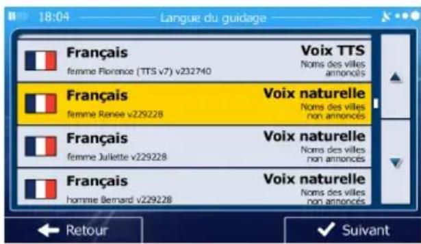 AUDIOVOX VMO 5020 V - 2) Démarrez/Accédez au menu principal : - 6