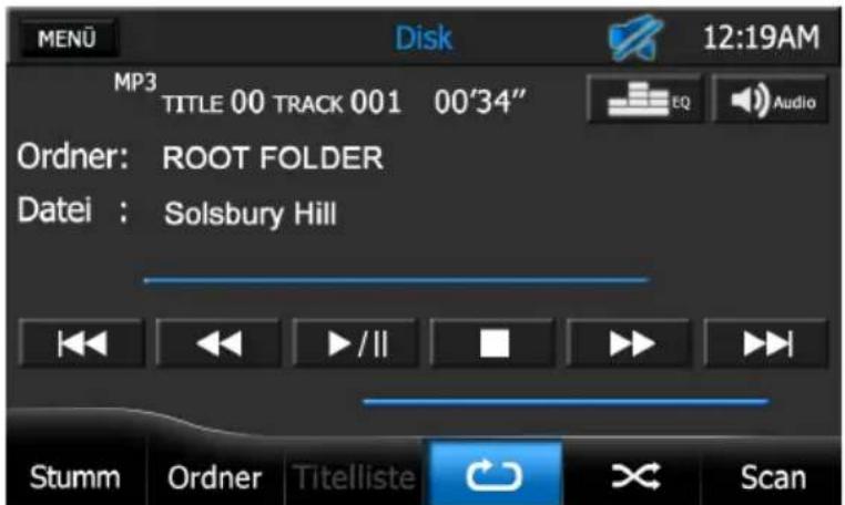 AUDIOVOX VMO 5020 V - CD/MP3-BETRIEB - 1