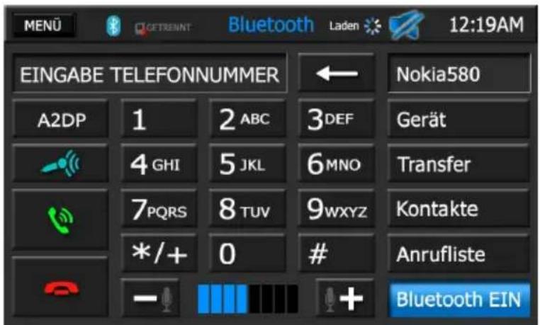 AUDIOVOX VMO 5020 V - BLUETOOTH-BETRIEB - 1