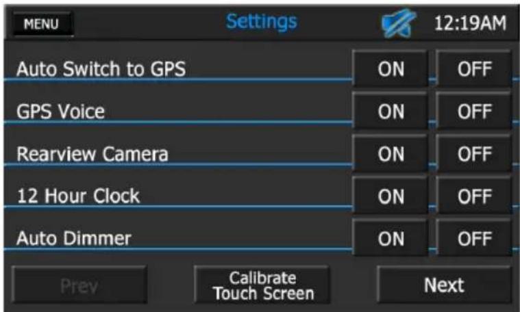 AUDIOVOX VMO 5020 V - PARAMÉTRES SYSTÉME - 1