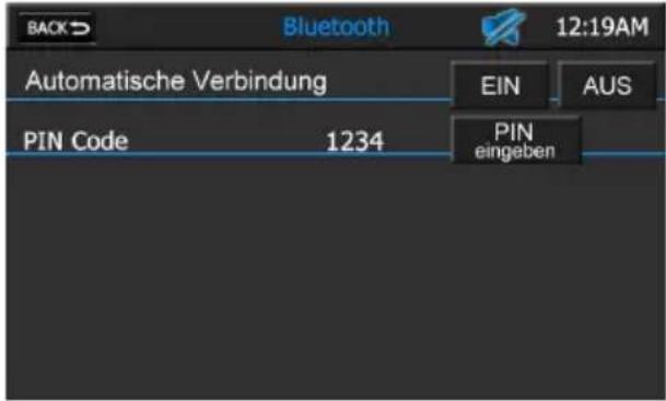 AUDIOVOX VMO 5020 V - BLUETOOTH-EINSTELLUNGEN - 1