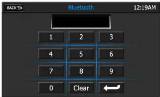 AUDIOVOX VMO 5020 V - ÉCRAN DE CONFIGURATION DU CODE PIN - 1
