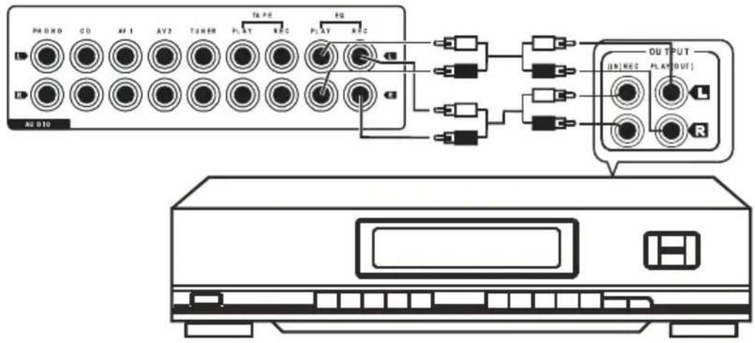 Renkforce A1000 - Equalizeranschlüsse - 1