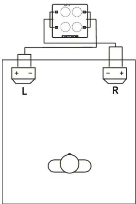 Renkforce A1000 - b) Connecting the Speaker Outputs - 2
