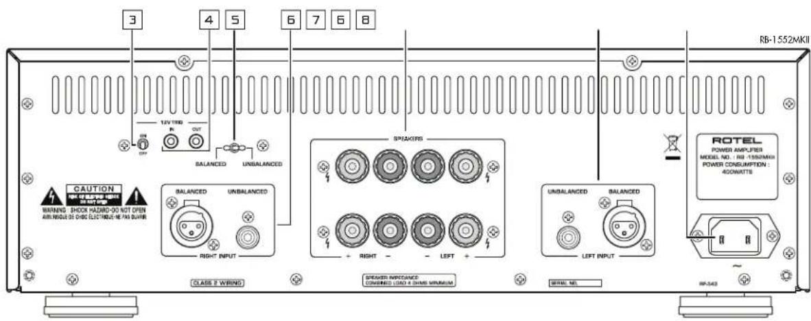 ROTEL RB1552 MkII - Important Safety Instructions - 10