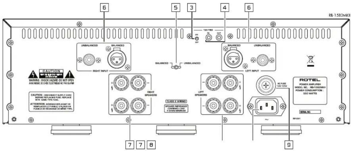 ROTEL RB1552 MkII - Important Safety Instructions - 11