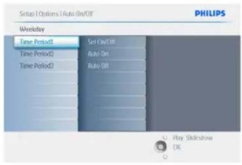 PHILIPS 10FF2CMI - Jour de semaine: du lundi 00h00 au vendredi 23h59 - 4