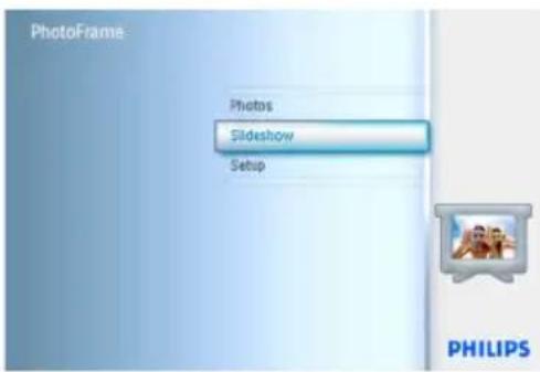 PHILIPS 10FF2CMI - Changement du nom d'un diaporama - 1