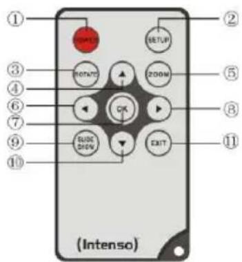 INTENSO Photo Gallery - 2) Telecommande - 1