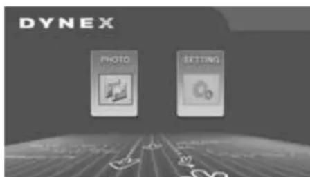 Dynex DXDPF9 - To turn on your frame and select a photo: - 1