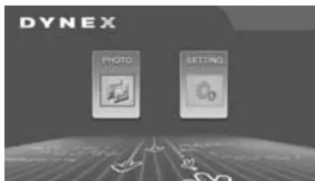 Dynex DXDPF9 - Pour configurer le cadre photo numérique : - 1