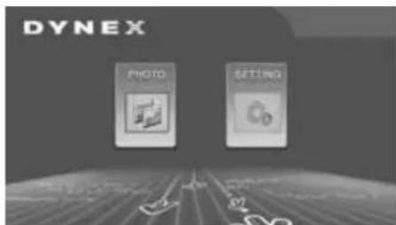 Dynex DXDPF9 - Para encender su marco y seleccionar una Foto: - 1