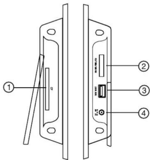 Dynex DXDPF7 - Vista lateral izquierda y derecha - 1