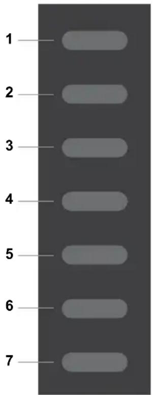 Aluratek ADMPF114F - Gros plan des commandes du cadre - 1