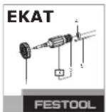FESTOOL ETS EC 1505 A EQ - Сервисное обслуживание и ремонт - 1