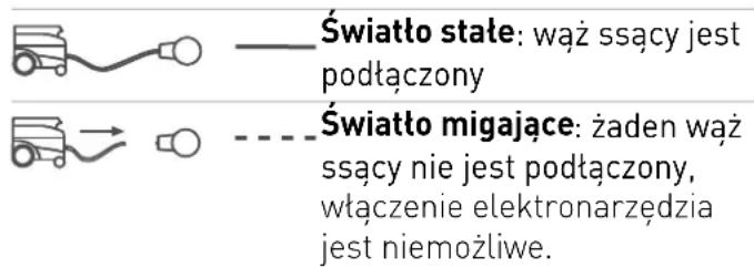 FESTOOL ETS EC 1503 A EQ - Włączanie/wyłączanie sygnalizacji ssania - 1